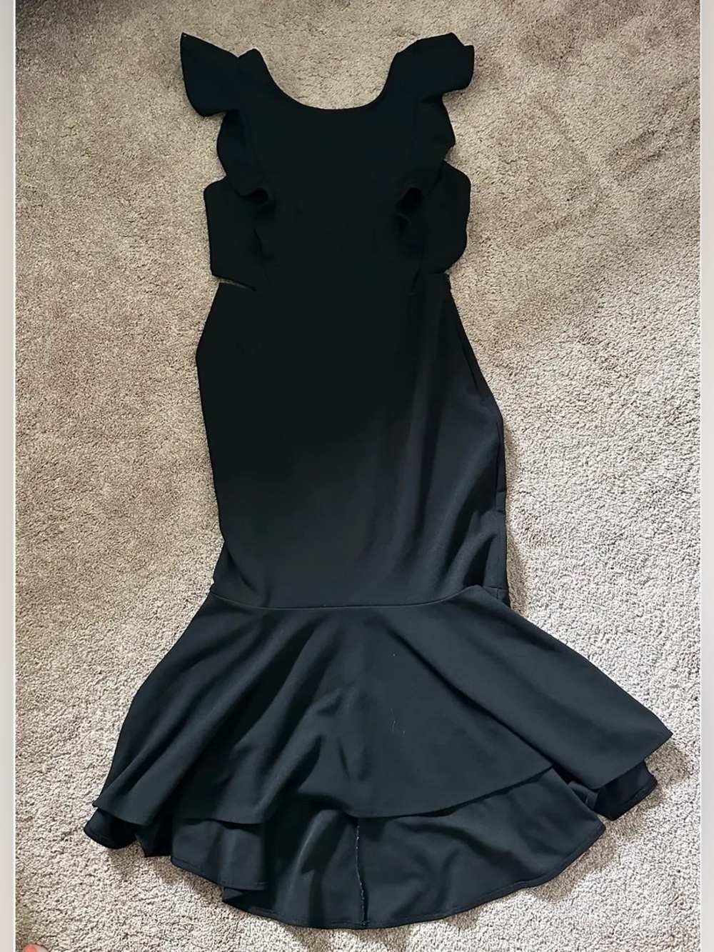 Hello Molly Only On Stage Black Midi Dress